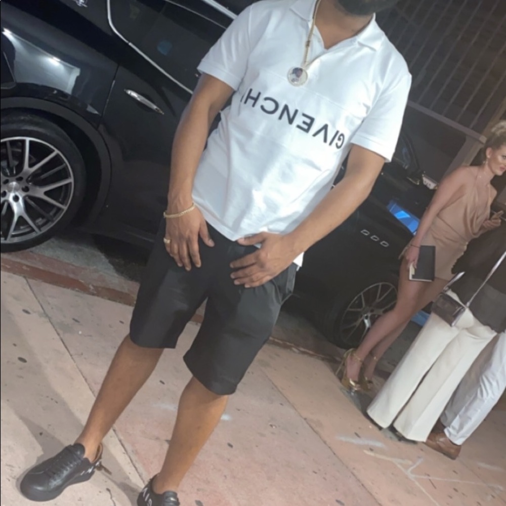 Men’s Givenchy EMBROIDERED upside down logo Polo